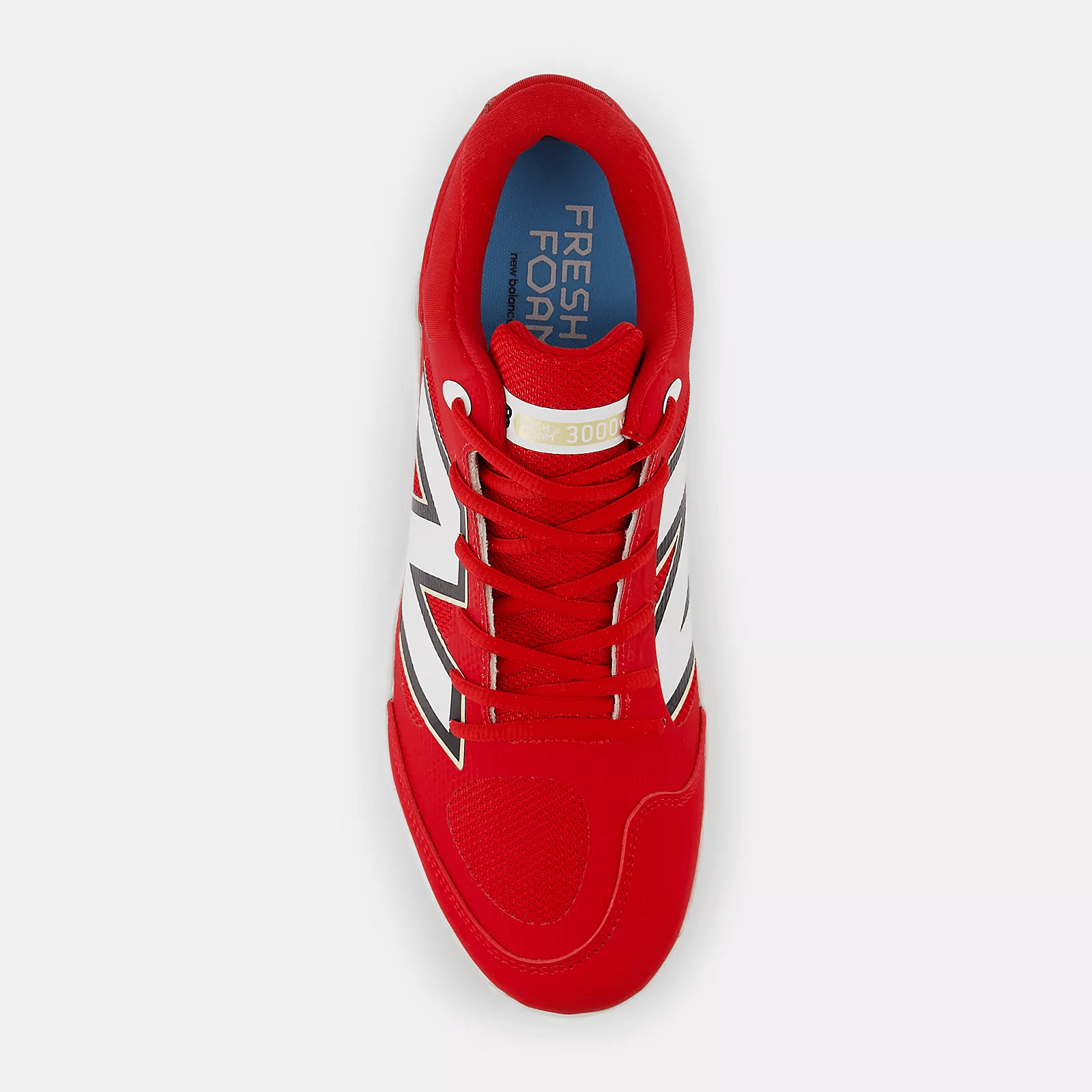 New Balance Men's Fresh Foam X 3000 v7 Metal Baseball Cleats - Red - L3000TR7 - Smash It Sports