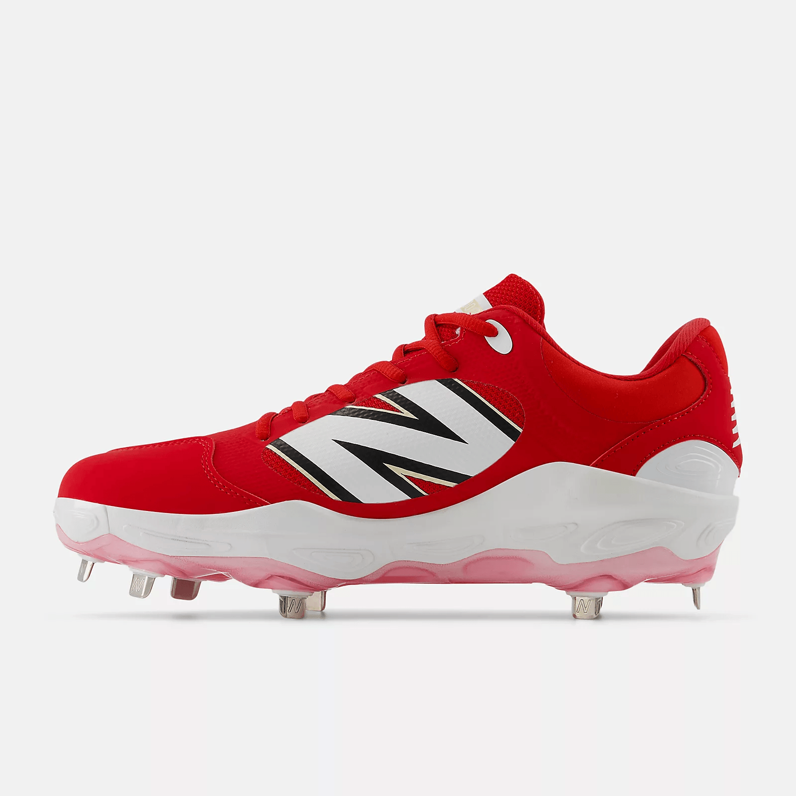 New Balance Men's Fresh Foam X 3000 v7 Metal Baseball Cleats - Red - L3000TR7 - Smash It Sports