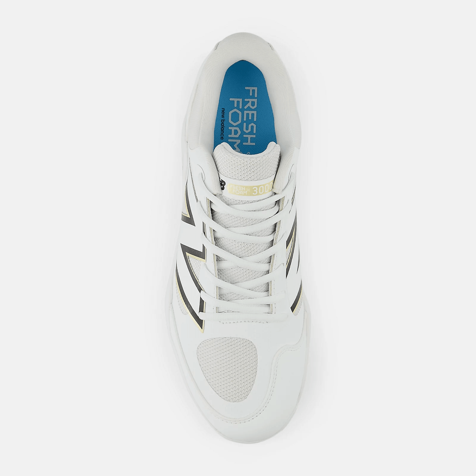 New Balance Men's Fresh Foam X 3000 v7 Metal Baseball Cleats - White - L3000TW7 - Smash It Sports