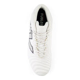 New Balance Men's FuelCell 4040 V7 Mid-Molded Baseball Cleats - White / Raincloud - PM4040W7 - Smash It Sports