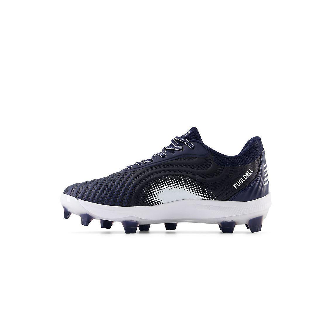 New Balance Men's FuelCell 4040 V7 Molded Baseball Cleats - Team Navy / Optic White - PL4040N7 - Smash It Sports