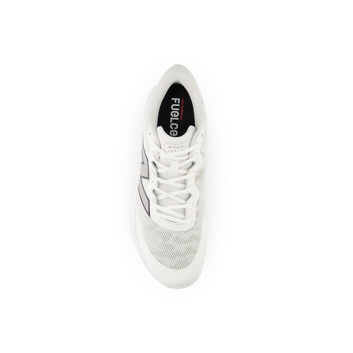 New Balance Men's FuelCell 4040 V7 Turf Baseball Shoes - Optic White / Rain Cloud - T4040W7 - Smash It Sports