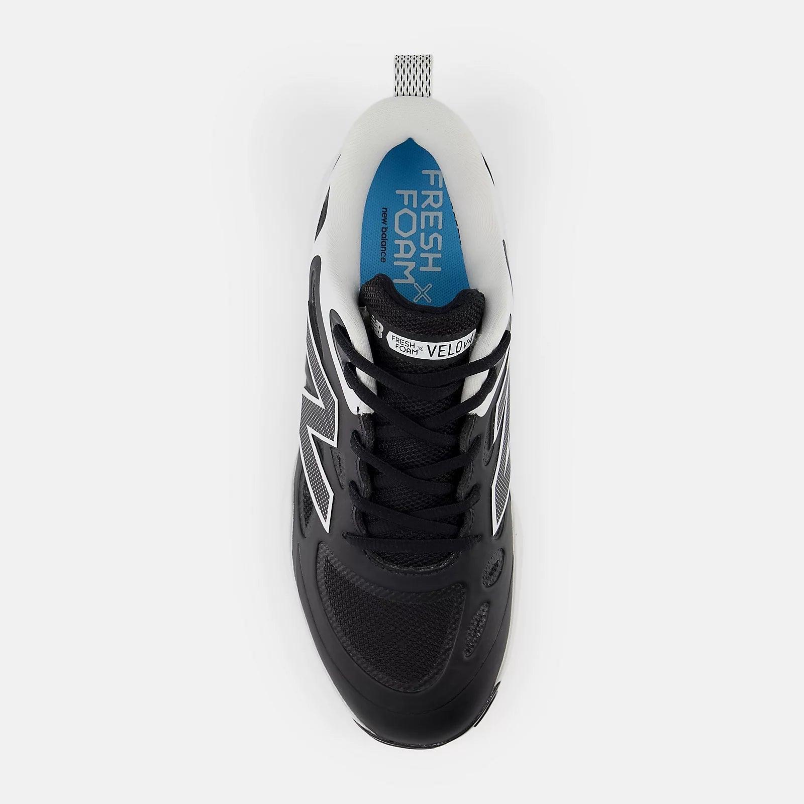 New Balance Women's Fresh Foam X Velo v4 Metal Fastpitch Softball Cleats - Black SMVELOK4 - Smash It Sports