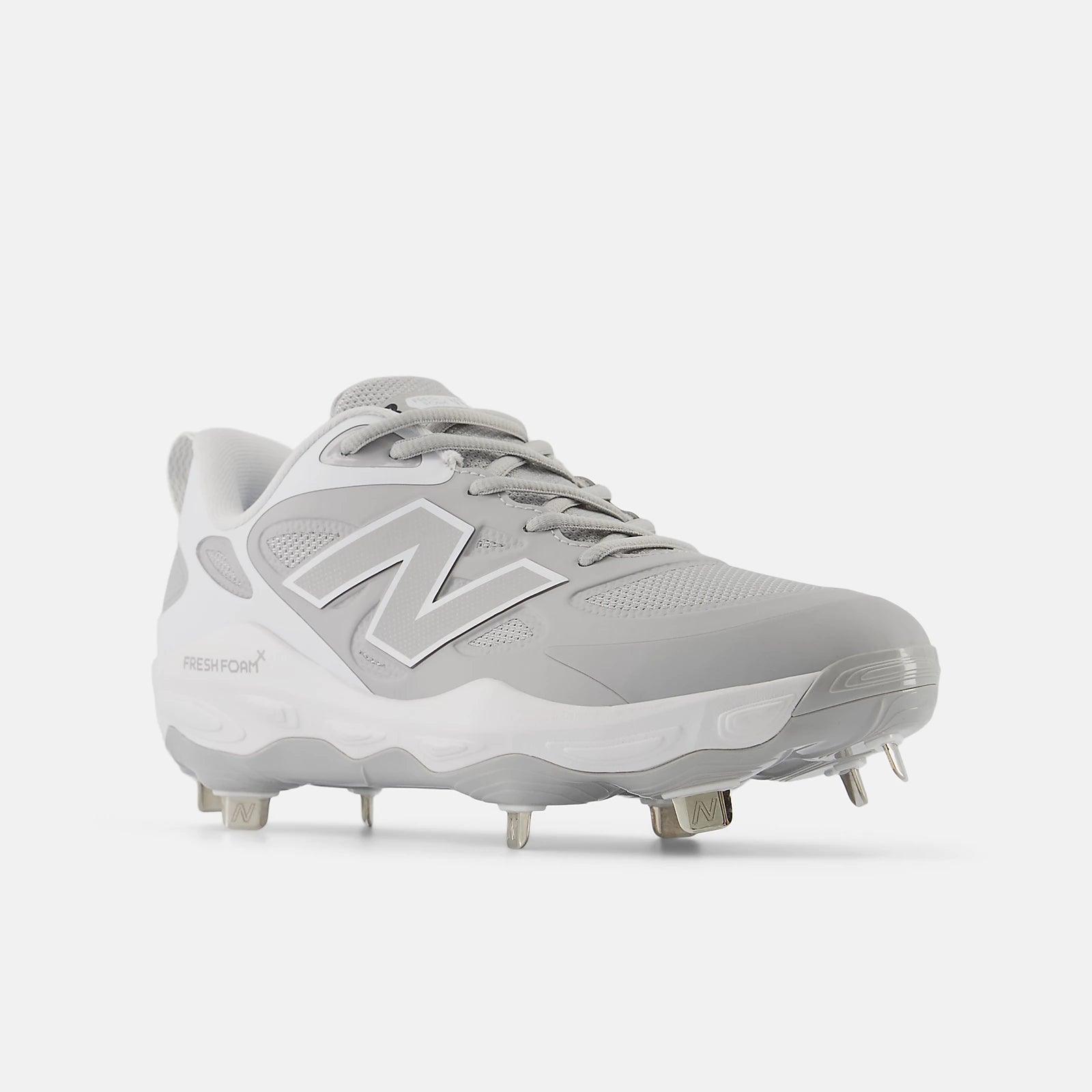 New Balance Women's Fresh Foam X Velo v4 Metal Fastpitch Softball Cleats - Grey SMVELOG4 - Smash It Sports