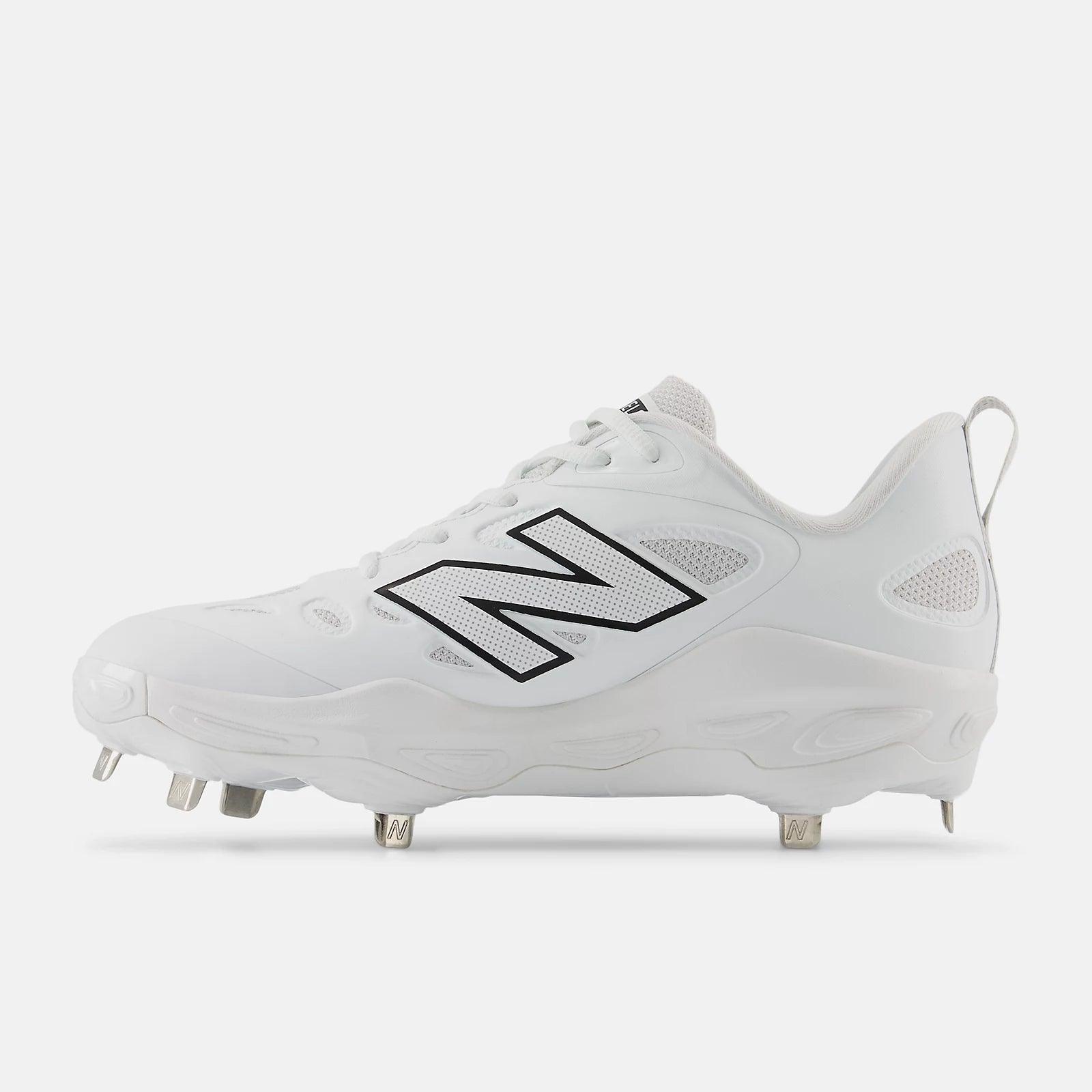 New Balance Women's Fresh Foam X Velo v4 Metal Fastpitch Softball Cleats - White SMVELOW4 - Smash It Sports
