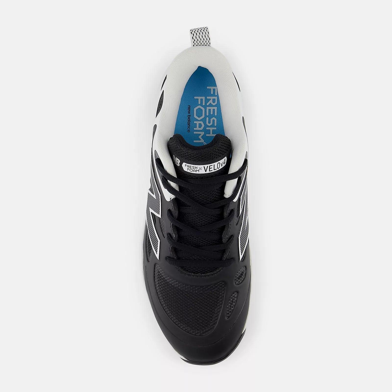 New Balance Women's Fresh Foam X Velo v4 Molded Softball Cleats - Black SPVELOK4 - Smash It Sports
