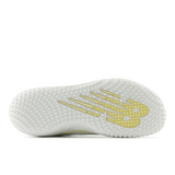 New Balance Women's Fresh Foam x Velo v4 Turf-Trainer Softball Shoes - White/Gold STVELOC4 - Smash It Sports
