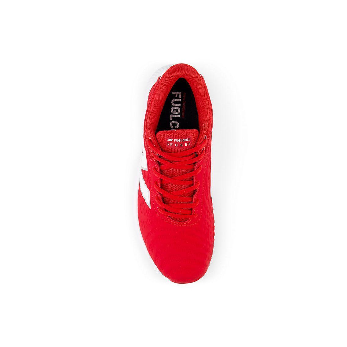New Balance Women's FuelCell FUSE v4 Turf Trainer Softball Shoes - Team Red/Optic White - STFUSER4 - Smash It Sports