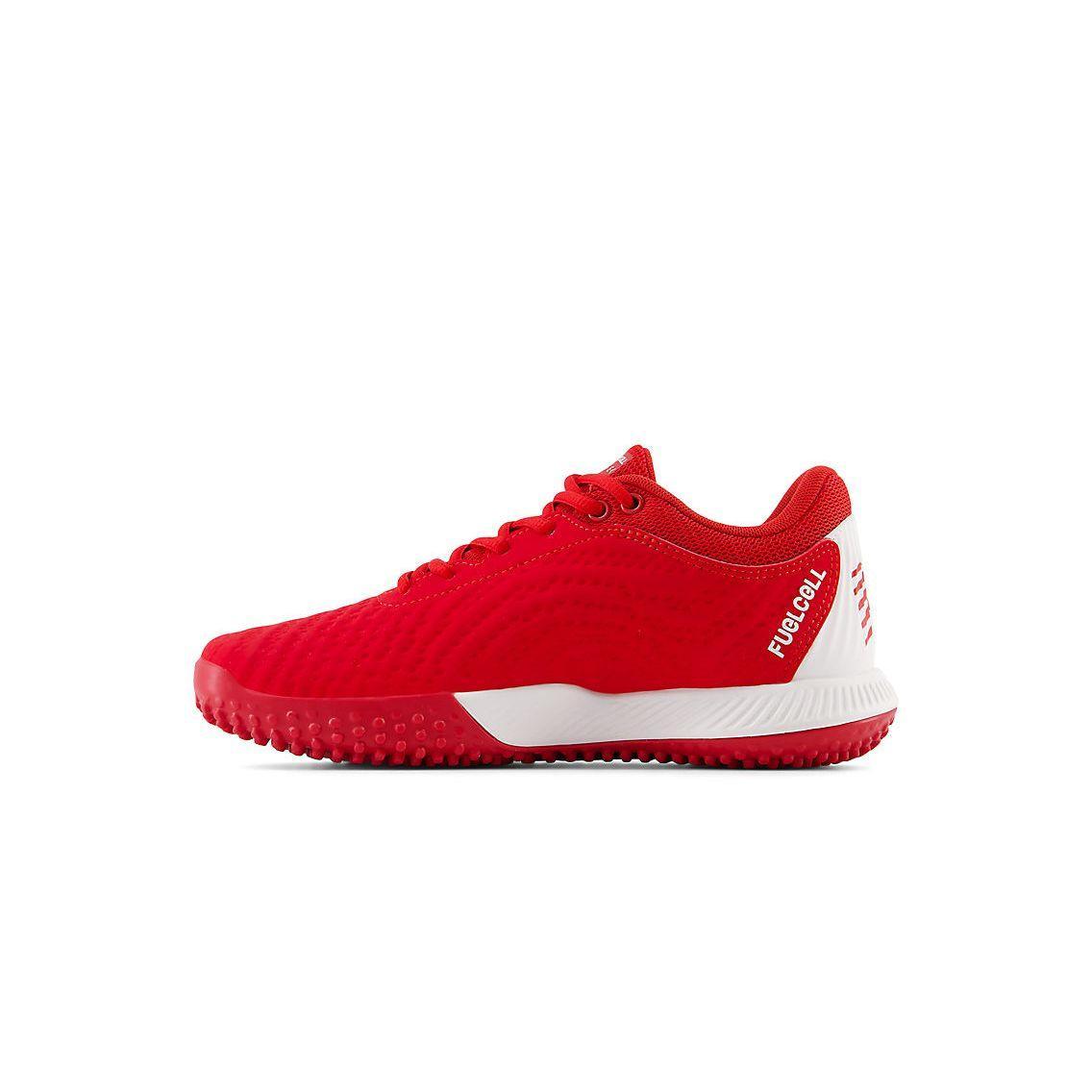 New Balance Women's FuelCell FUSE v4 Turf Trainer Softball Shoes - Team Red/Optic White - STFUSER4 - Smash It Sports
