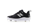 New Balance Women's VELO v3 Metal Fastpitch Softball Cleats - Black with White - SMVELOK3 - Smash It Sports