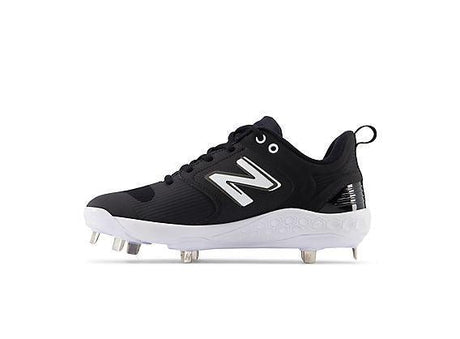 New Balance Women's VELO v3 Metal Fastpitch Softball Cleats - Black with White - SMVELOK3 - Smash It Sports