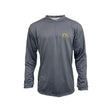 OA Gold Foil Logo Quarter Zip Pullover - Charcoal/Charcoal - Smash It Sports