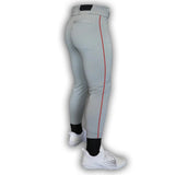 Original Dirty Mids - Piped Collection Baseball Pants (Grey) - Smash It Sports