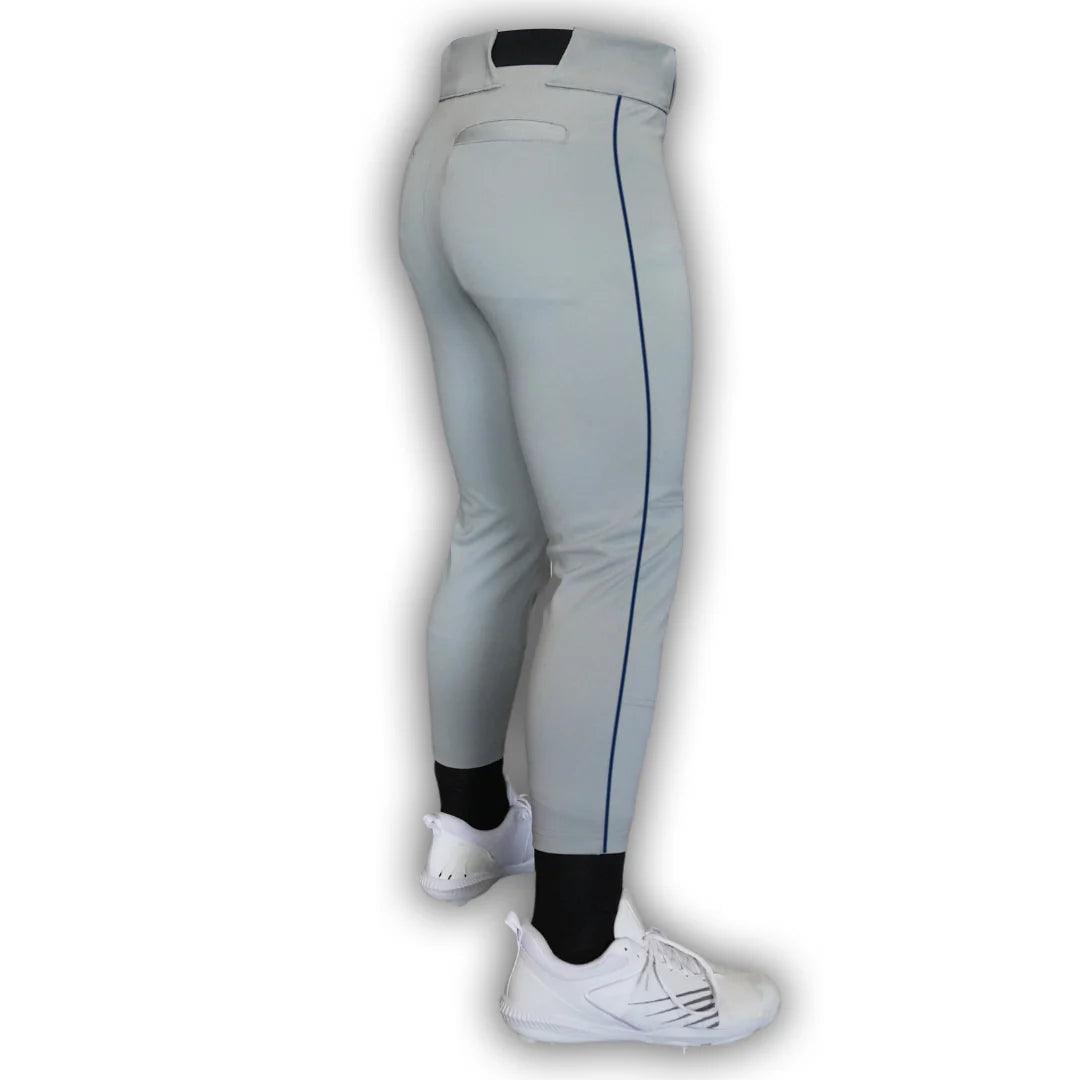 Original Dirty Mids - Piped Collection Baseball Pants (Grey) - Smash It Sports
