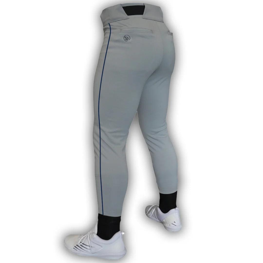 Original Dirty Mids - Piped Collection Baseball Pants (Grey) - Smash It Sports