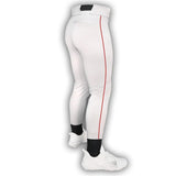 Original Dirty Mids - Piped Collection Baseball Pants (White) - Smash It Sports