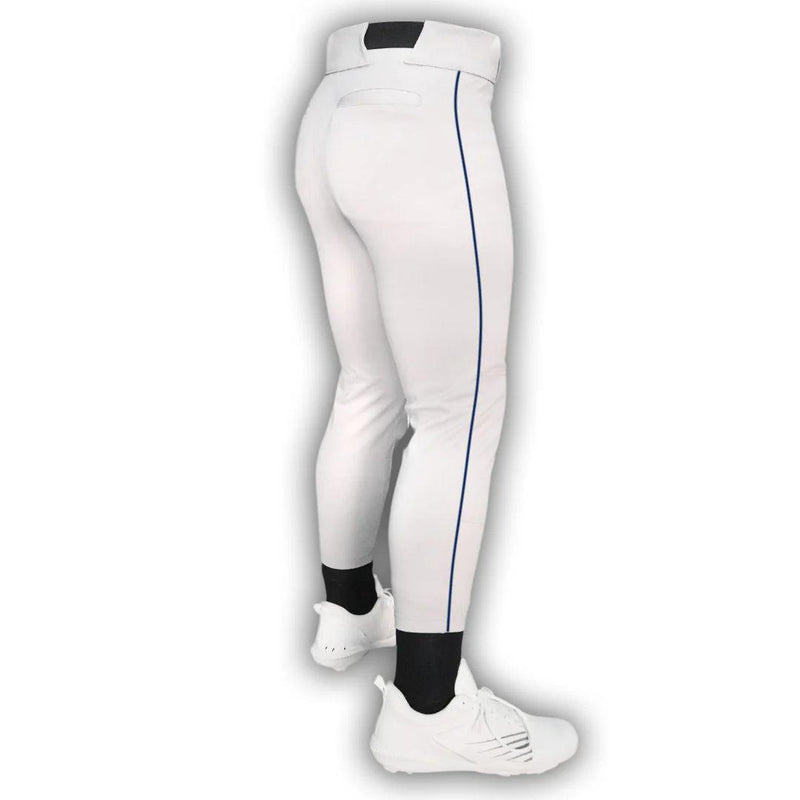 Original Dirty Mids - Piped Collection Baseball Pants (White) - Smash It Sports