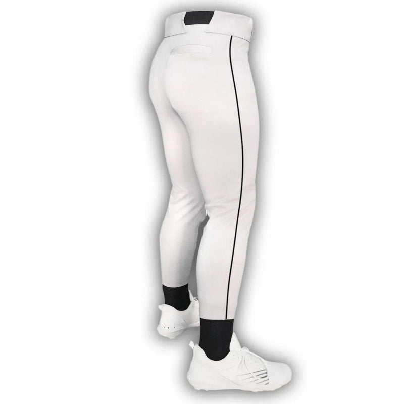 Original Dirty Mids - Piped Collection Baseball Pants (White) - Smash It Sports