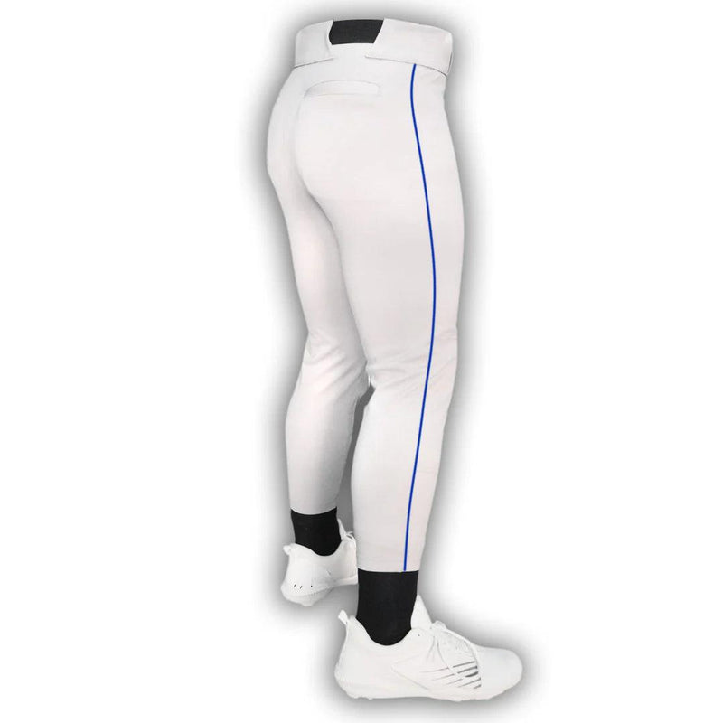 Original Dirty Mids - Piped Collection Baseball Pants (White) - Smash It Sports