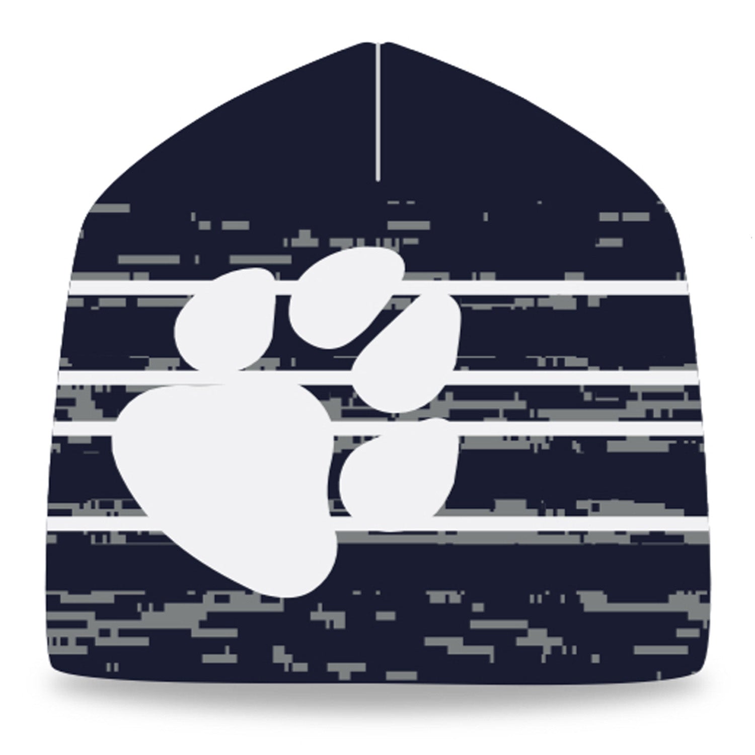 Pittsford Panthers Pom Knit Beanie - Navy/White