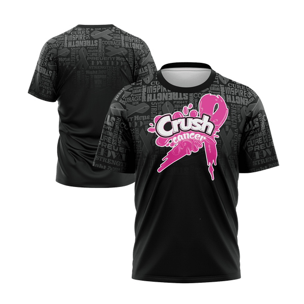 Smash It Sports Short Sleeve Shirt - Crush Breast Cancer