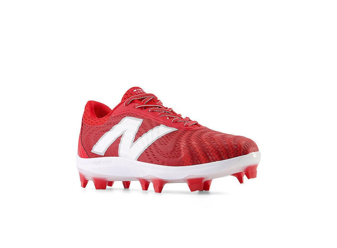 New Balance Men s FuelCell 4040 V7 Molded Baseball Cleats Team Red White PL4040R7 available with Fast and Free shipping