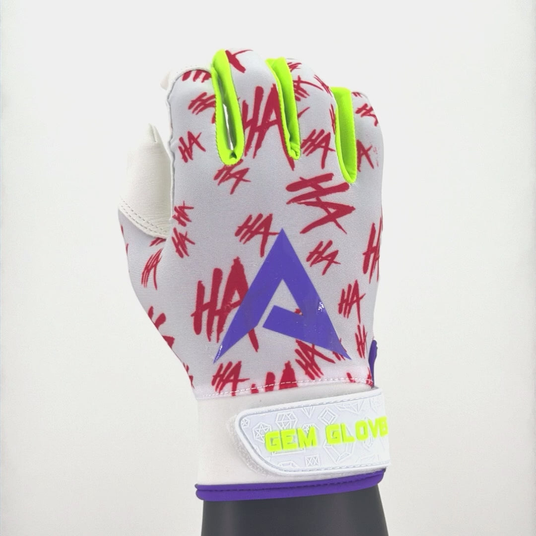 Gem Glove x Anarchy Opalite Batting Glove - Joker White