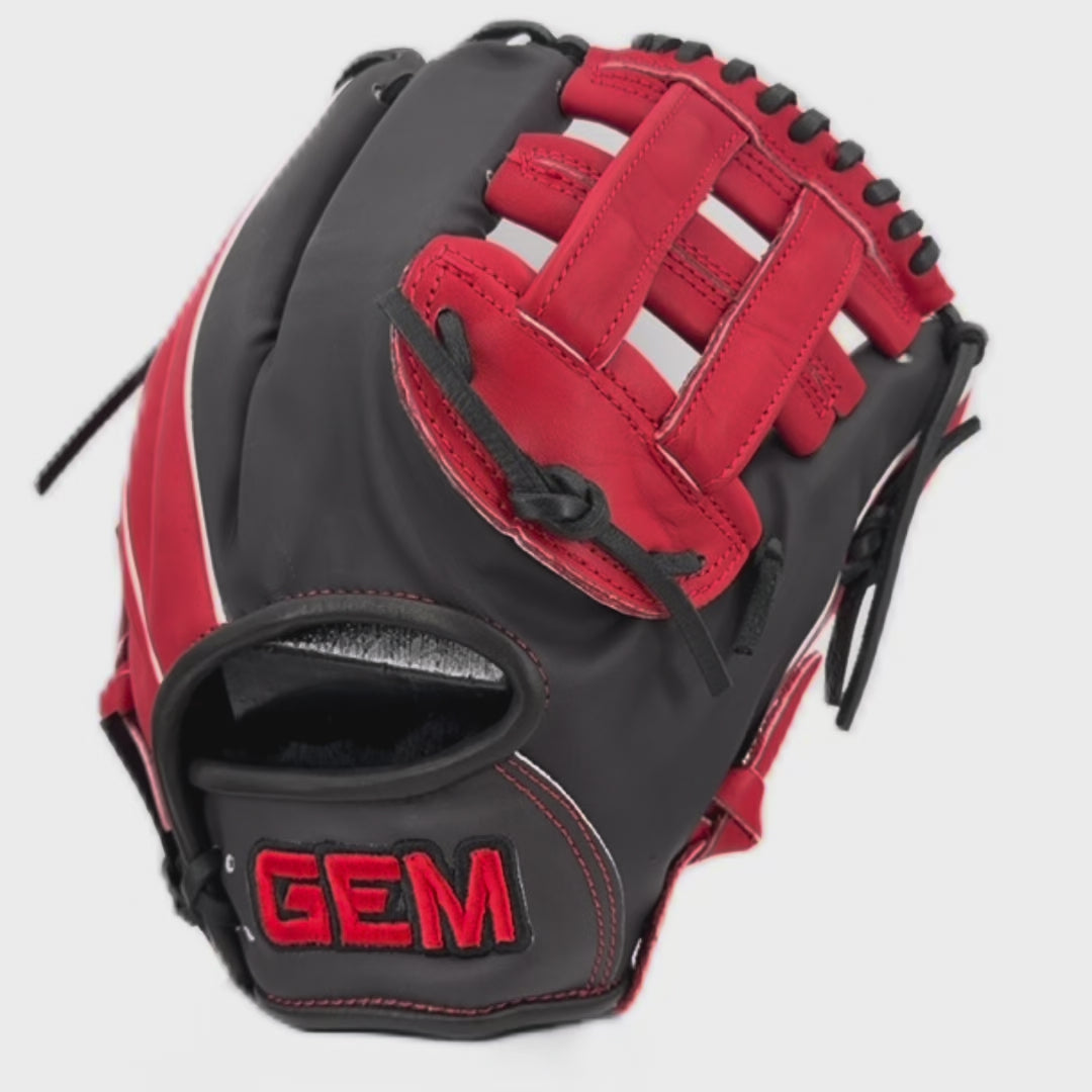 Gem Gloves Baseball Fielding Glove - GEM085 Shadow Skulls