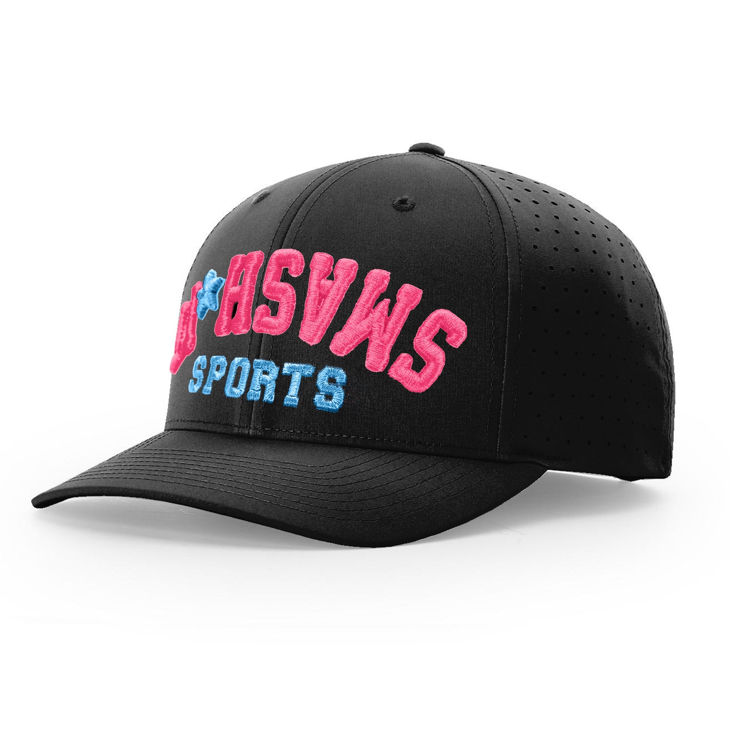 Smash It Sports R632 Snapback Hat - Black/Vice