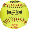 Rawlings 12" NFHS Dream Seam Fastpitch Softballs C12RYLNF - Smash It Sports