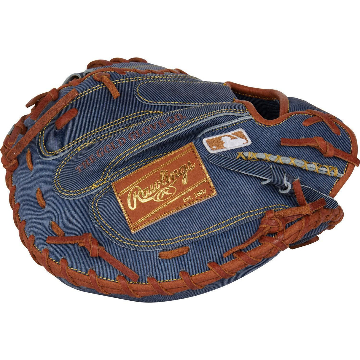 Rawlings Heart of the Hide Pro Label Denim Edition 34" Baseball Catcher's Glove/Mitt - PROCM43D - Smash It Sports