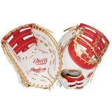 Rawlings Liberty Advanced ColorSync 4.0 13" First Base Softball Mitt/Glove - RLADCTSBWSG - Smash It Sports