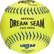 Rawlings USSSA 12" Official Dream Seam Fastpitch Softballs C12BYLUC - Smash It Sports