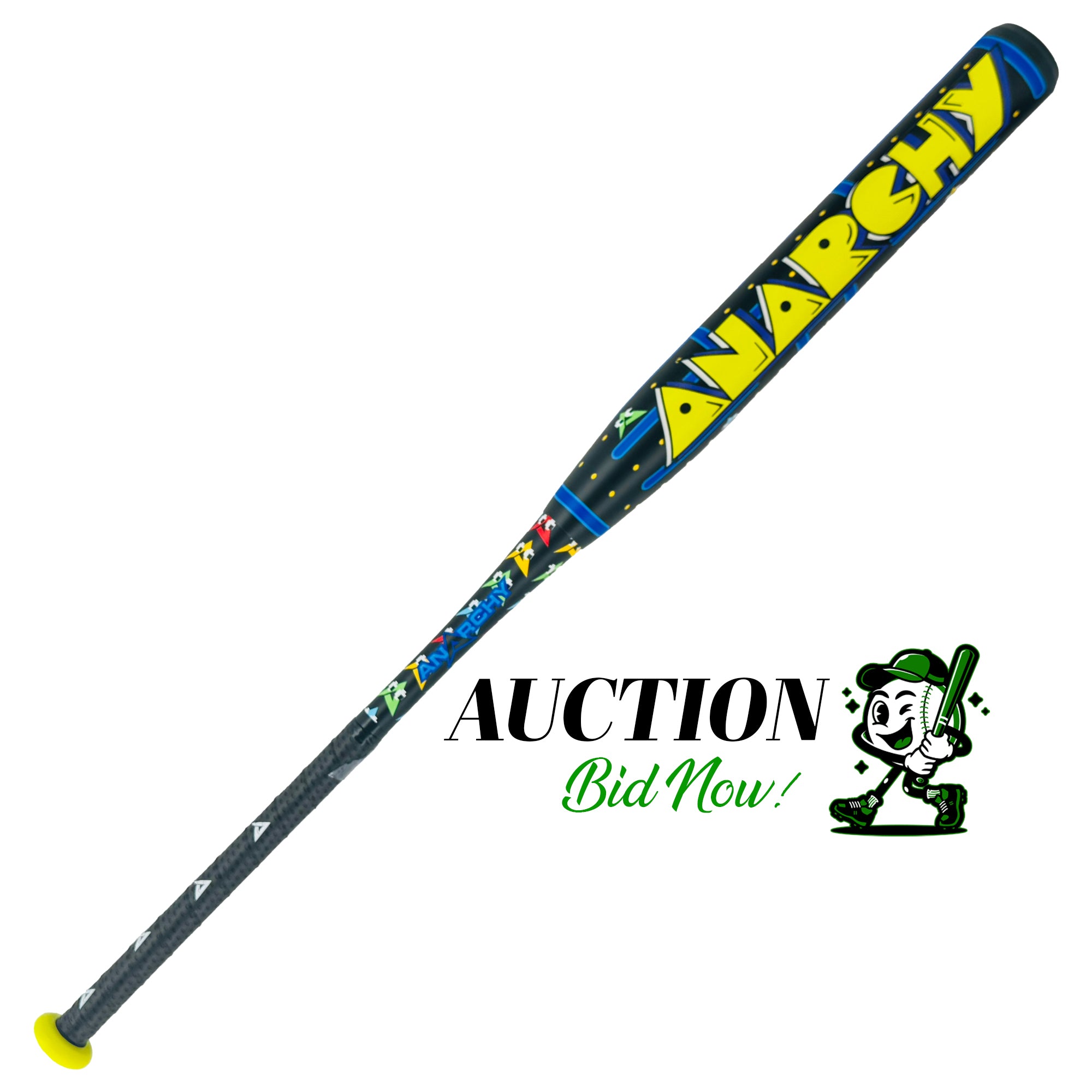 (AUCTION) 2025 Anarchy Retro Man End Load USA/ASA Slowpitch Softball Bat ASPPAC25A (26oz)
