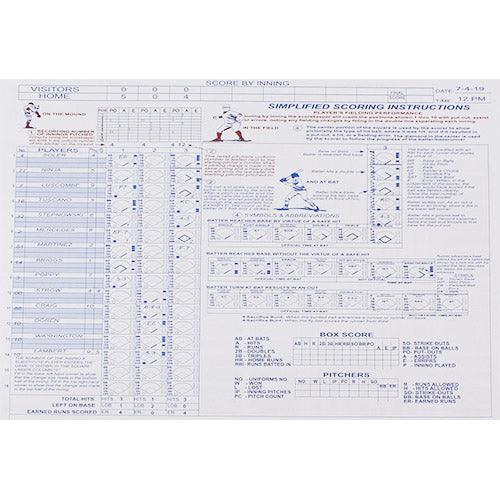 SIS Baseball/Softball Score Book (Side by Side 16 Position) - Smash It Sports