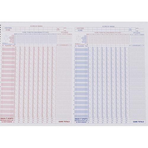 SIS Baseball/Softball Score Book (Side by Side 16 Position) - Smash It Sports