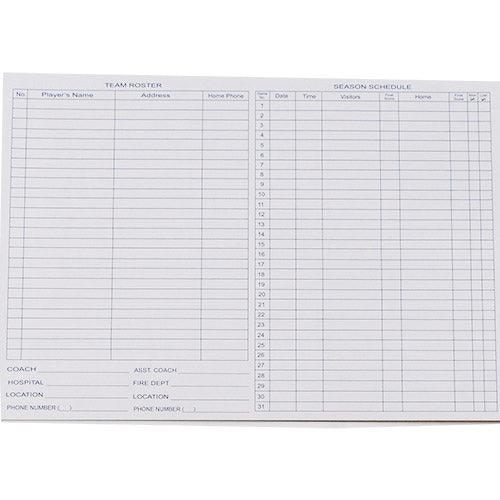 SIS Baseball/Softball Score Book (Side by Side 16 Position) - Smash It Sports