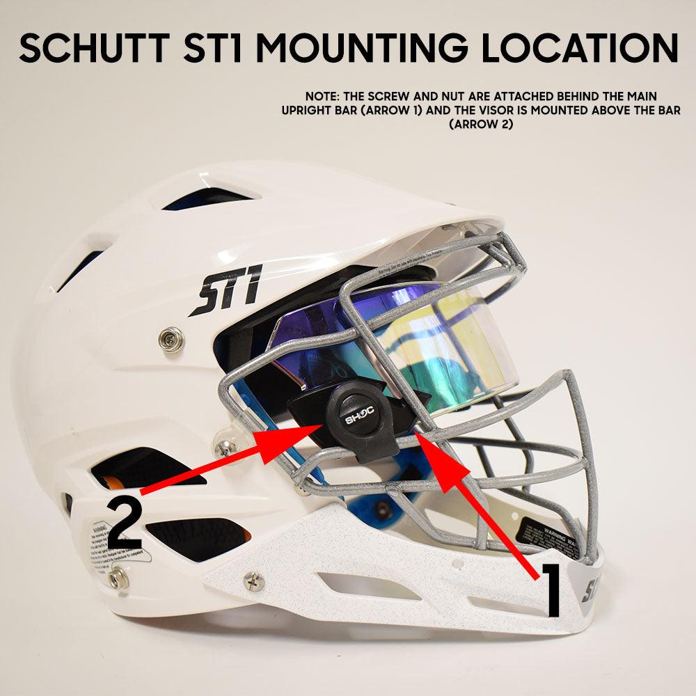 SHOC Softball Helmet Visor - Shappire - Smash It Sports