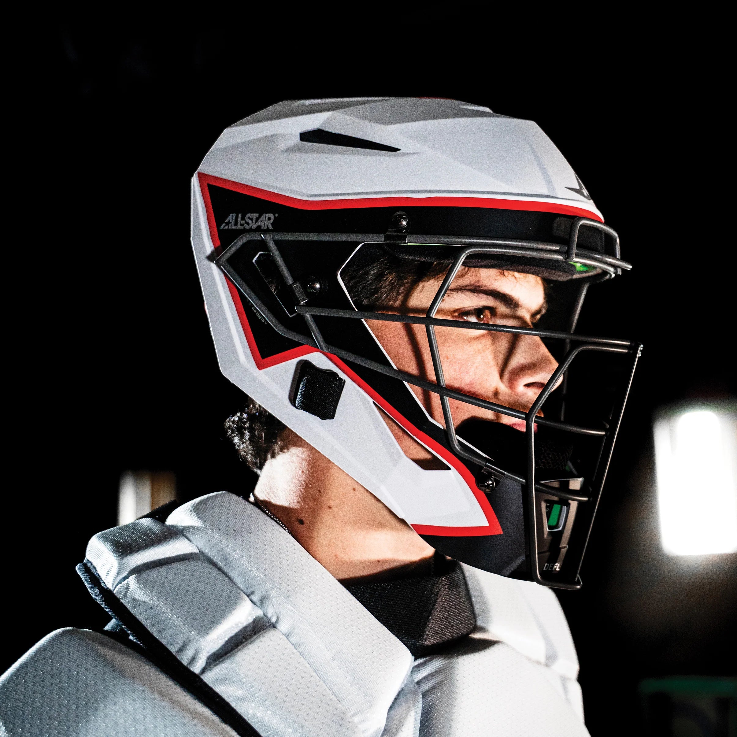 All-Star MVP-Pro Short Fuse Series Catchers Set - Redline Enforcer (Adult/Intermediate/Youth)