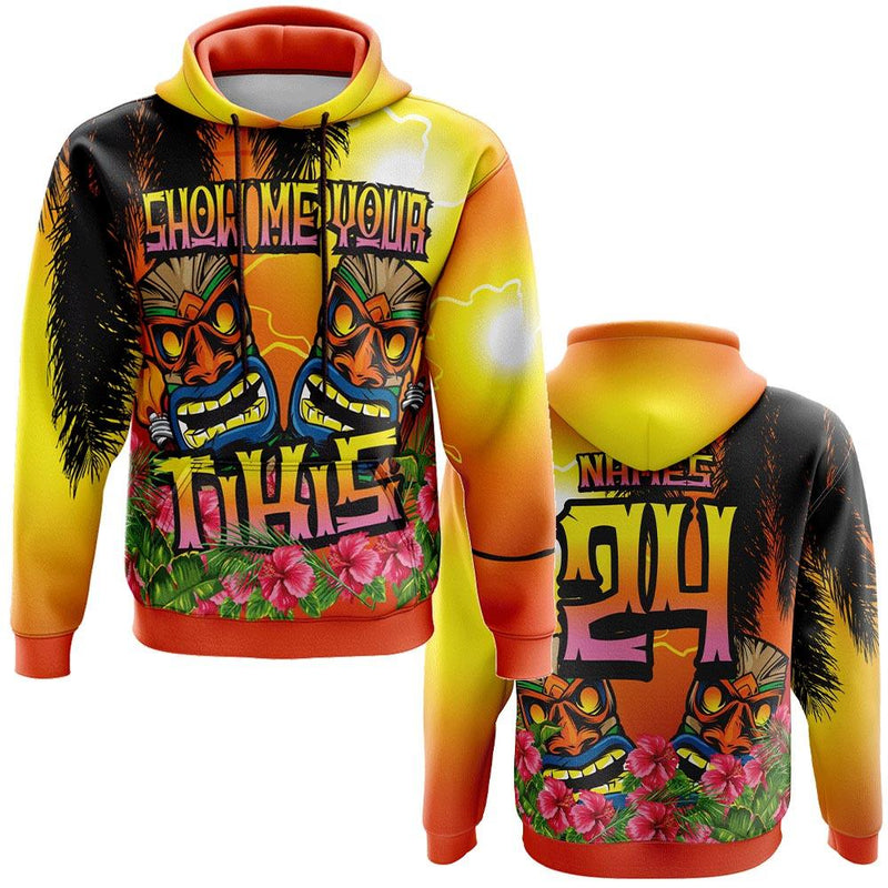 Show Me Your Tikis - Hoodie - Customized Buy-In - Smash It Sports