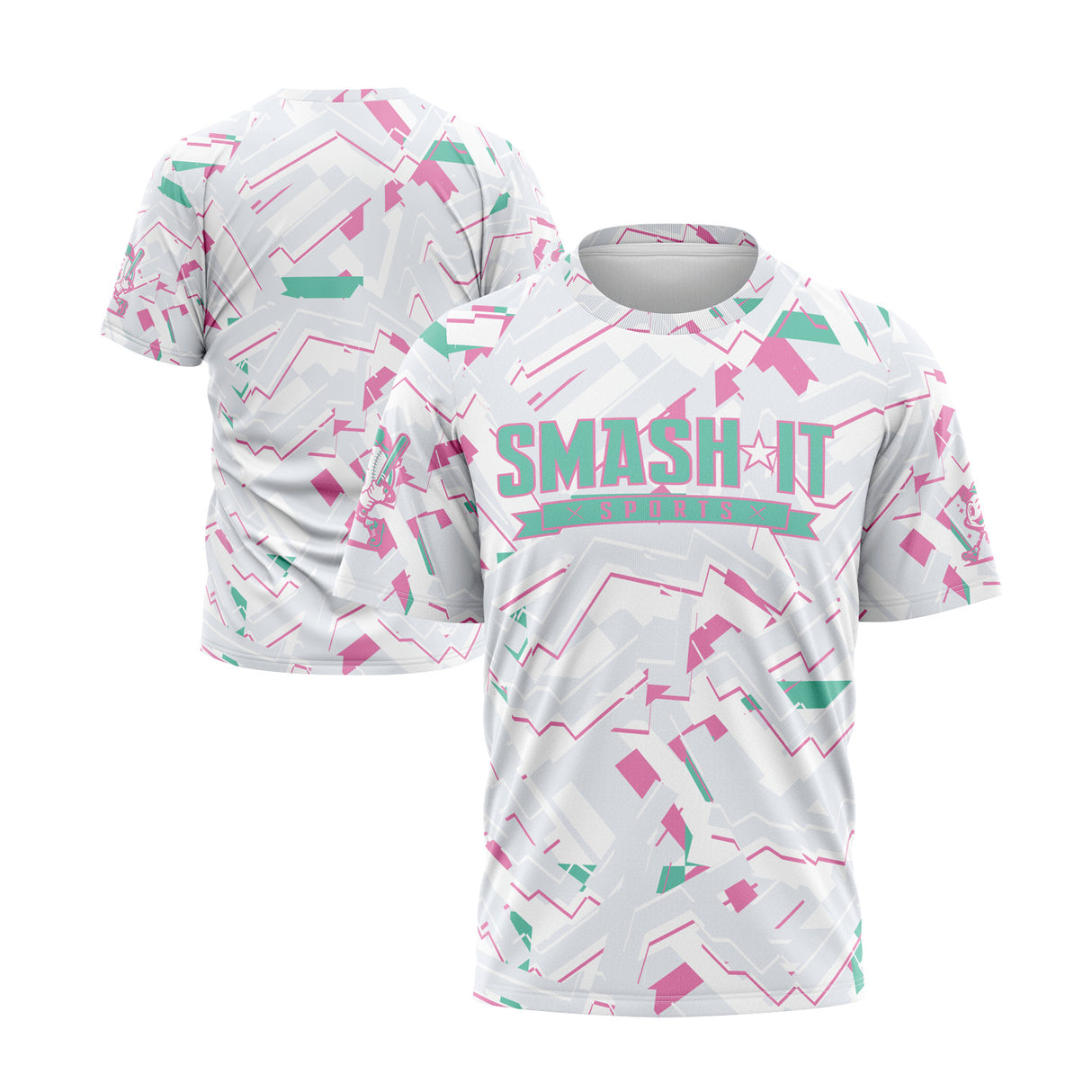 Smash It Sports Short Sleeve Shirt - South Beach Heat