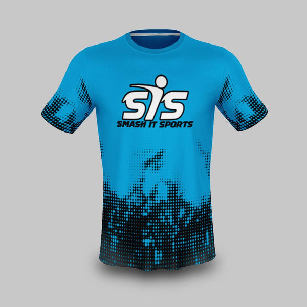 Smash It Sports Blue Dots Short Sleeve Shirt - Smash It Sports