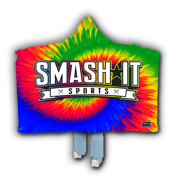 Smash It Sports Hooded Blanket - Tie Dye - Smash It Sports