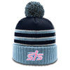 Smash It Sports Beanie #134 with Pom (Cotton Candy)