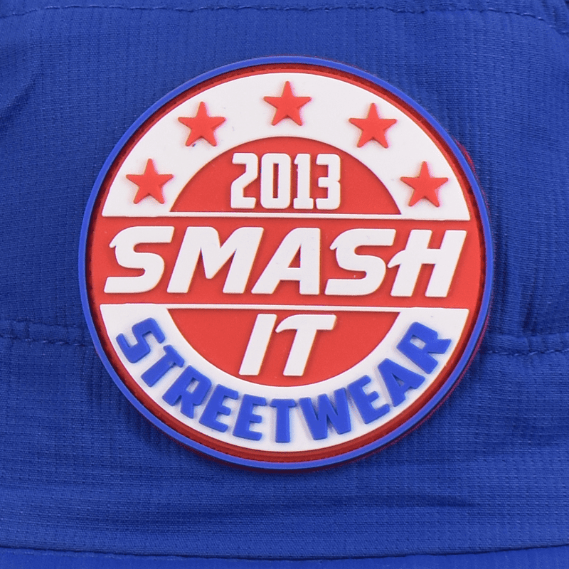 Smash It Sports Bucket Hat Royal with Red/White/Blue Stamp - Smash It Sports
