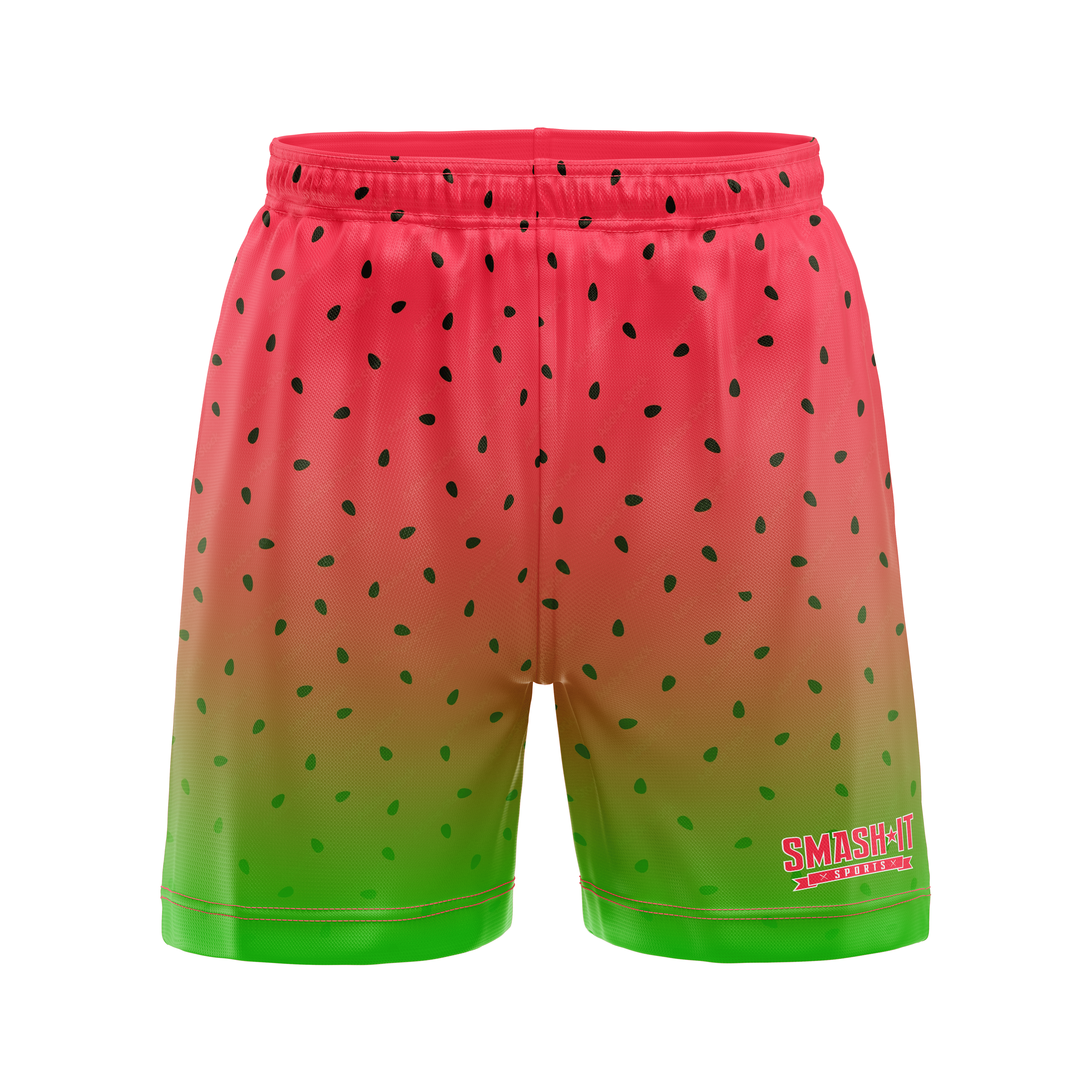 Smash It Sports Mesh Shorts - Watermelon