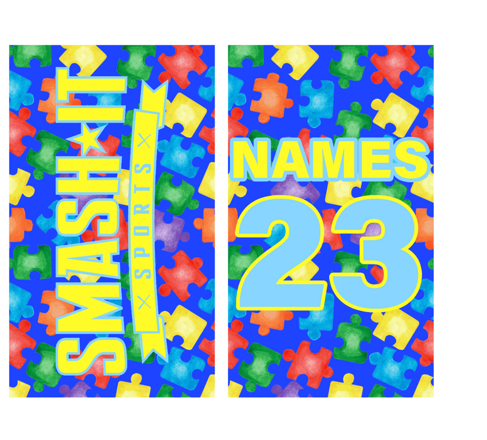 Smash It Sports Autism Awareness Bag Tag - Smash It Sports