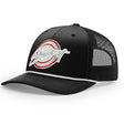 Smash It Sports Classic Rope Trucker Hat - Black/Grey/Red - Smash It Sports