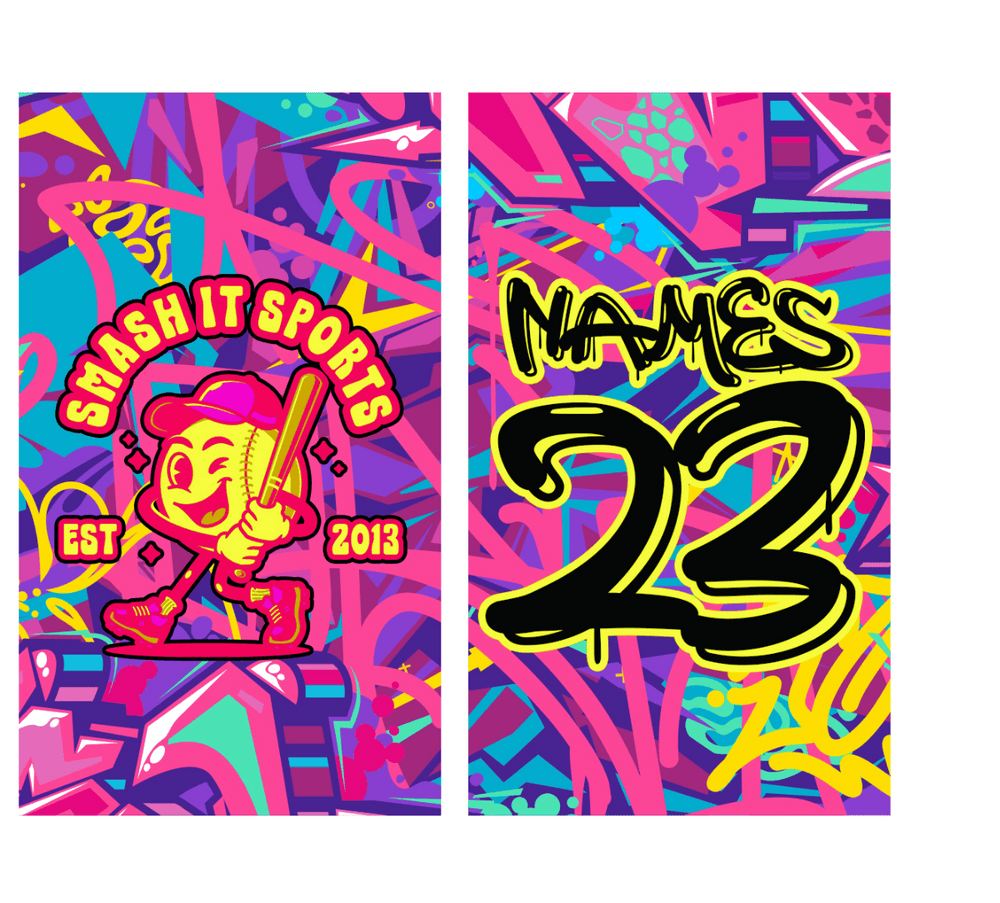 Smash It Sports Graffiti Bag Tag - Smash It Sports