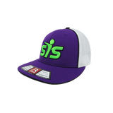 Smash It Sports Hat by Richardson (R165) Purple/White/Purp/Black/Neon Green - Smash It Sports
